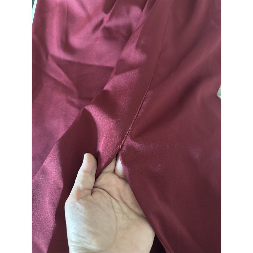 Cinderella‎ Divine V-Neck Ruched Mermaid Evening HOCO Gown Red Apple size 6 - Picture 14 of 16